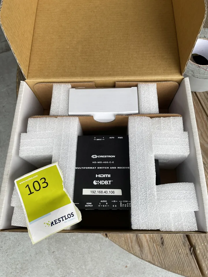 Crestron HD-MD-400-C-E Tranceiver und Receiver OVP